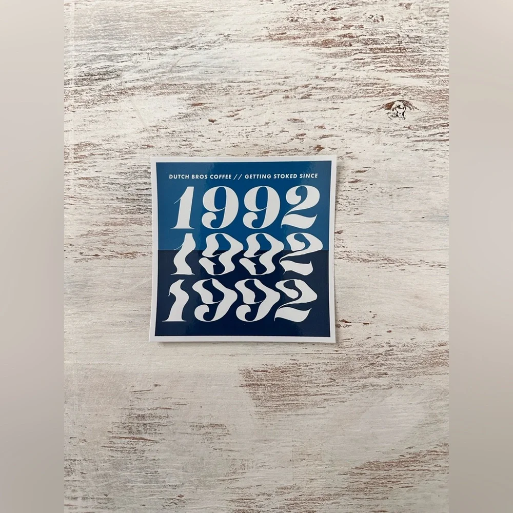 1992 Dutch Bros Sticker - Picture 1 of 2